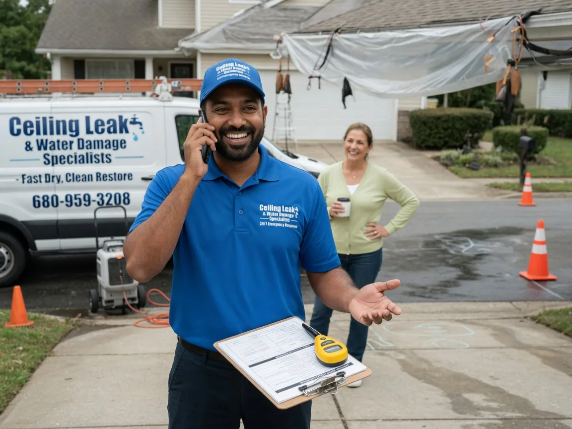 Ceiling Leak Cleanup Bloxom, VA FAQs
